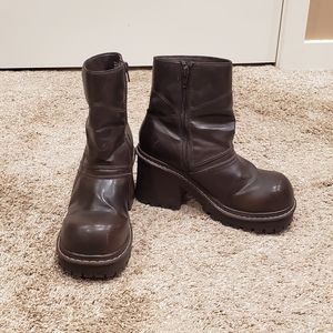 l.e.i 1990s Syle Chunky Platform Boots